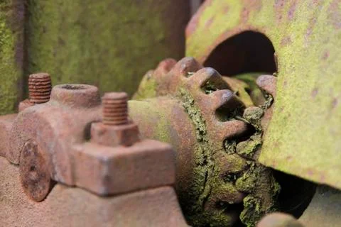 Old rusty machine Stock Photos