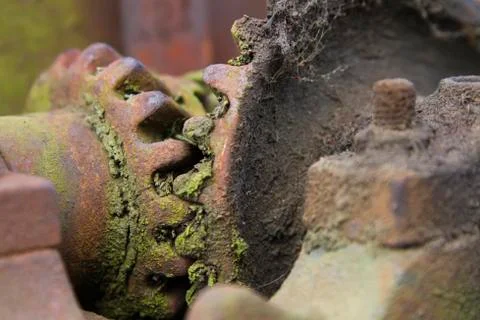 Old rusty machine Stock Photos