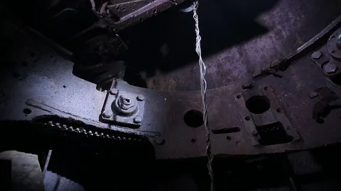 Old rusty mechanism Stock Footage 70481605