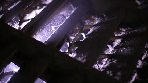 Old rusty mechanism Video stock 70482269