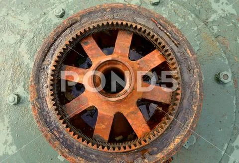 Old rusty mechanism. Stock Photos