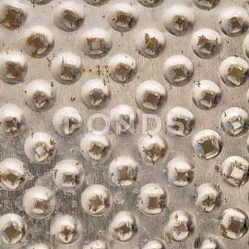 Old rusty metal grater Stock Photos