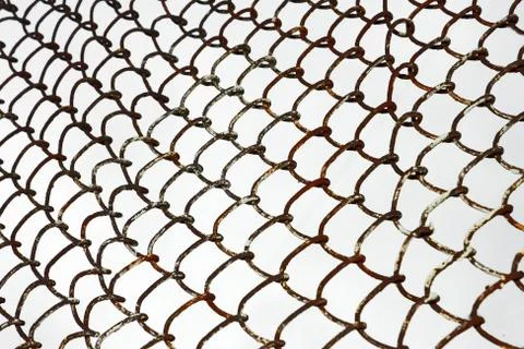 Old rusty metal grid Stock Photos