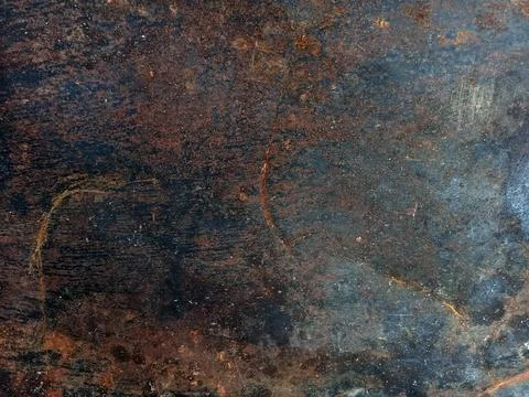 Old rusty metal sheet texture. Background for banner, backdrop or texture Stock Photos