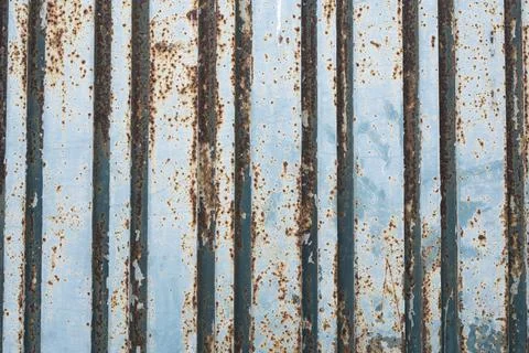 Old rusty metal texture background with paint flaking and cracking texture. Stock Photos