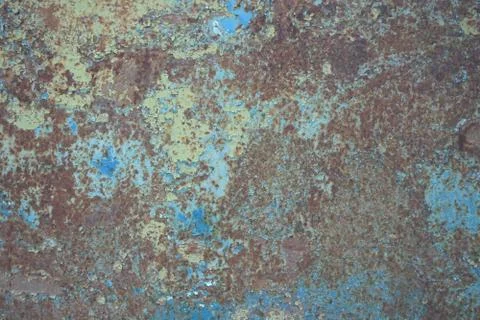 Old rusty metal wall texture background Stockfoto's