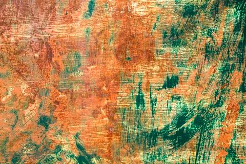 Old rusty metallic wall background or texture Foto stock