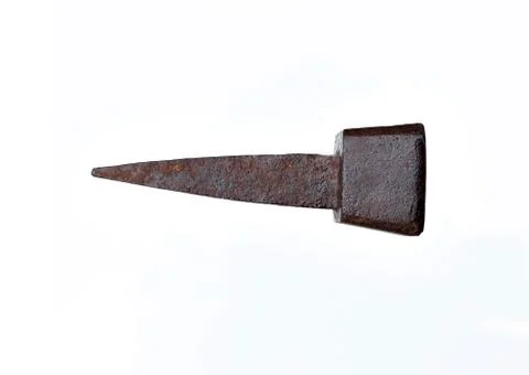 Old rusty nail Stock Photos