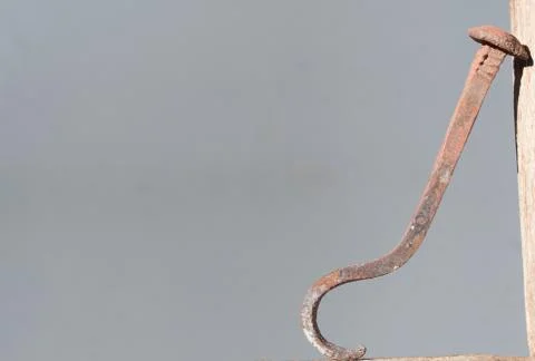 Old rusty nail Stock Photos