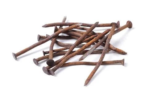 Old rusty nails Stock Photos