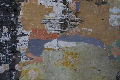 Old rusty paint steel surface texture background Stock Photos