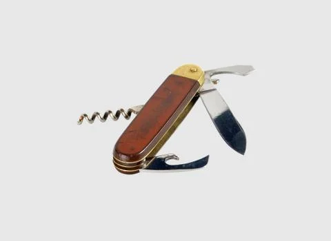 Old rusty penknife Stock Photos