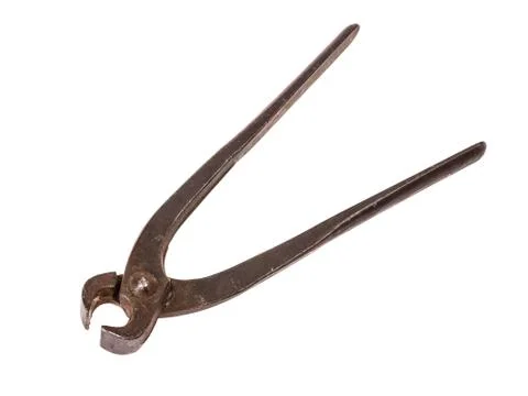 Old rusty pincers Stock Photos