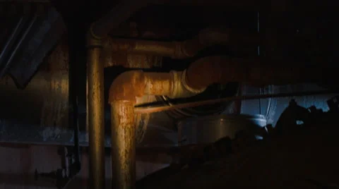 OLD RUSTY PIPE INSPECTION 動画素材 49620561