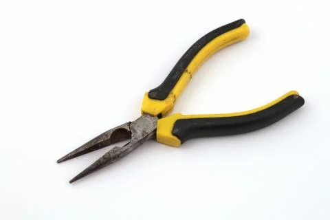 Old rusty pliers. Stock Photos