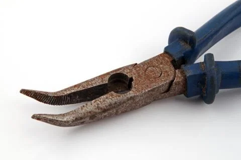 Old rusty pliers Stock Photos