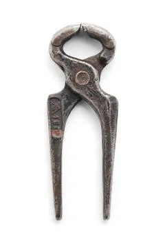 Old rusty pliers Stock Photos
