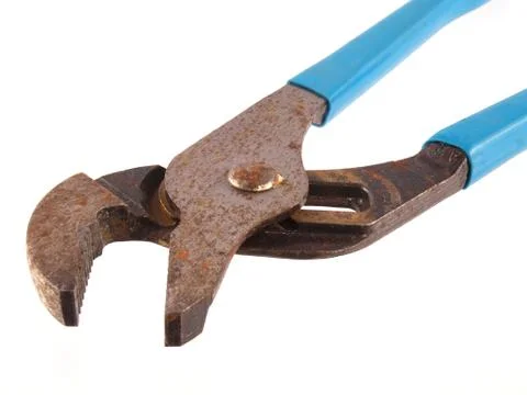 Old rusty pliers. Stock Photos