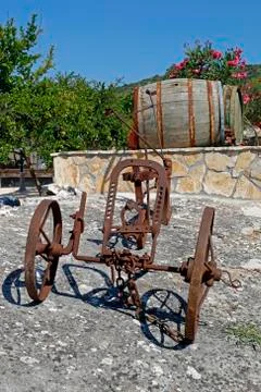 Old Rusty Plow Stock Photos