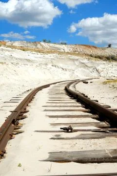 Old rusty railway Stock Photos
