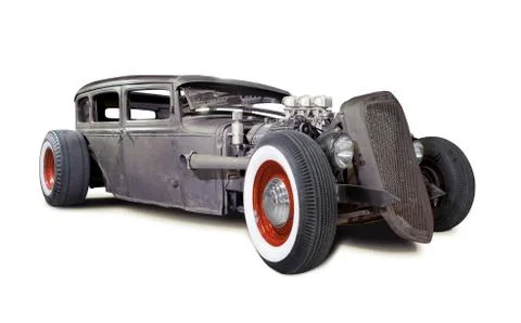 Old rusty rat rod Stock Photos