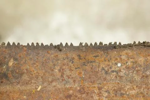Old rusty saw Stock Photos