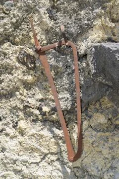 Old rusty saw Stock Photos
