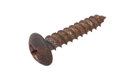 Old Rusty Screw Stock Photos