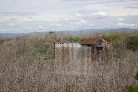 Old rusty shack Stock Photos