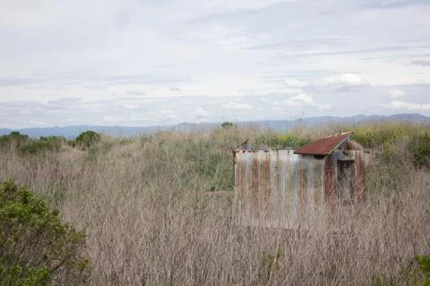 Old rusty shack Stock Photos