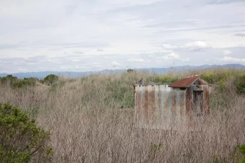 Old rusty shack Stock Photos