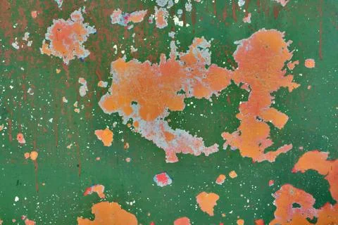 Old, rusty sheet of iron as background Foto stock