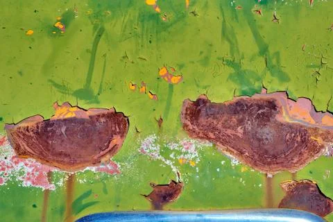 Old, rusty sheet of iron as background Stock-Fotos