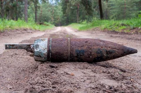 Old rusty shell Stock Photos