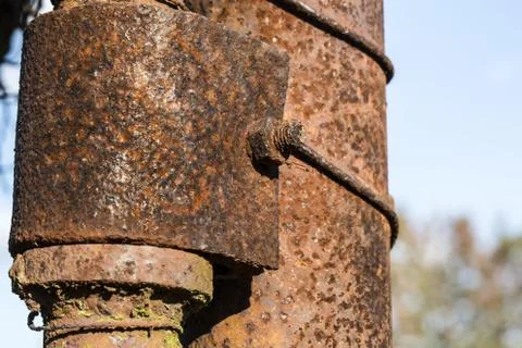Old rusty steel Stock Photos