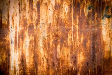 Old rusty texture on an aged plate Foto stock