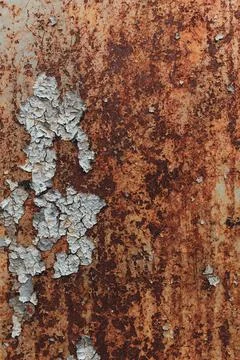 Old rusty texture, old paint on the wall Stock Photos