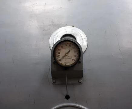 Old rusty thermometer Stock Photos