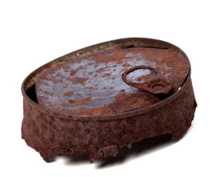 Old rusty tincan Stock Photos
