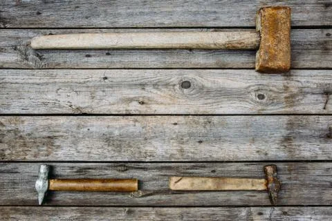 Old rusty tools Stock Photos