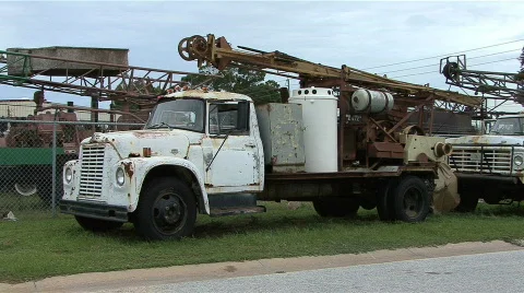 Old Rusty Truck 01 Stock Footage