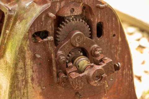 Old rusty water pump Stock-Fotos