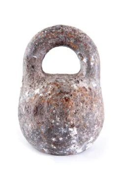 Old rusty weight Stock Photos