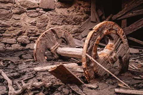 Old rusty wheels 写真素材