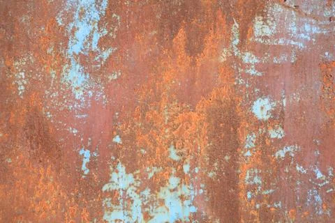 Old rusty zinc wall Stock Photos