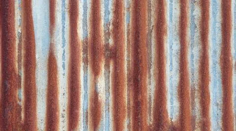Old Rusty Zinc wall Texture Background Foto stock