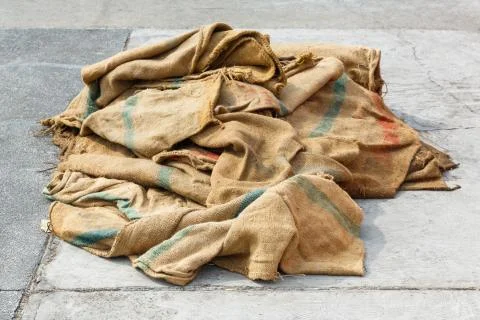 Old sacks Stock Photos