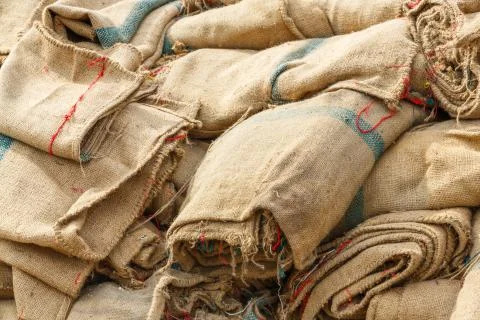 Old sacks Stock Photos