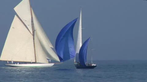 Old sail 08 Video stock 12710044
