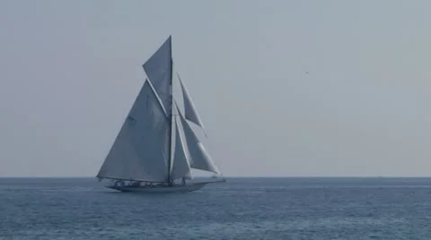 Old sail regatta 25 Video stock 12721267